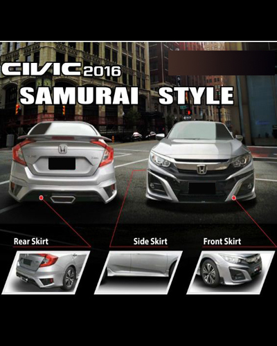 BODYLIP XE HONDA CIVIC 2016 MẪU SAMURAI